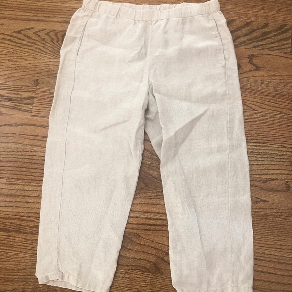 J. Jill Love Linen XS petite cropped pants - Picture 1 of 6